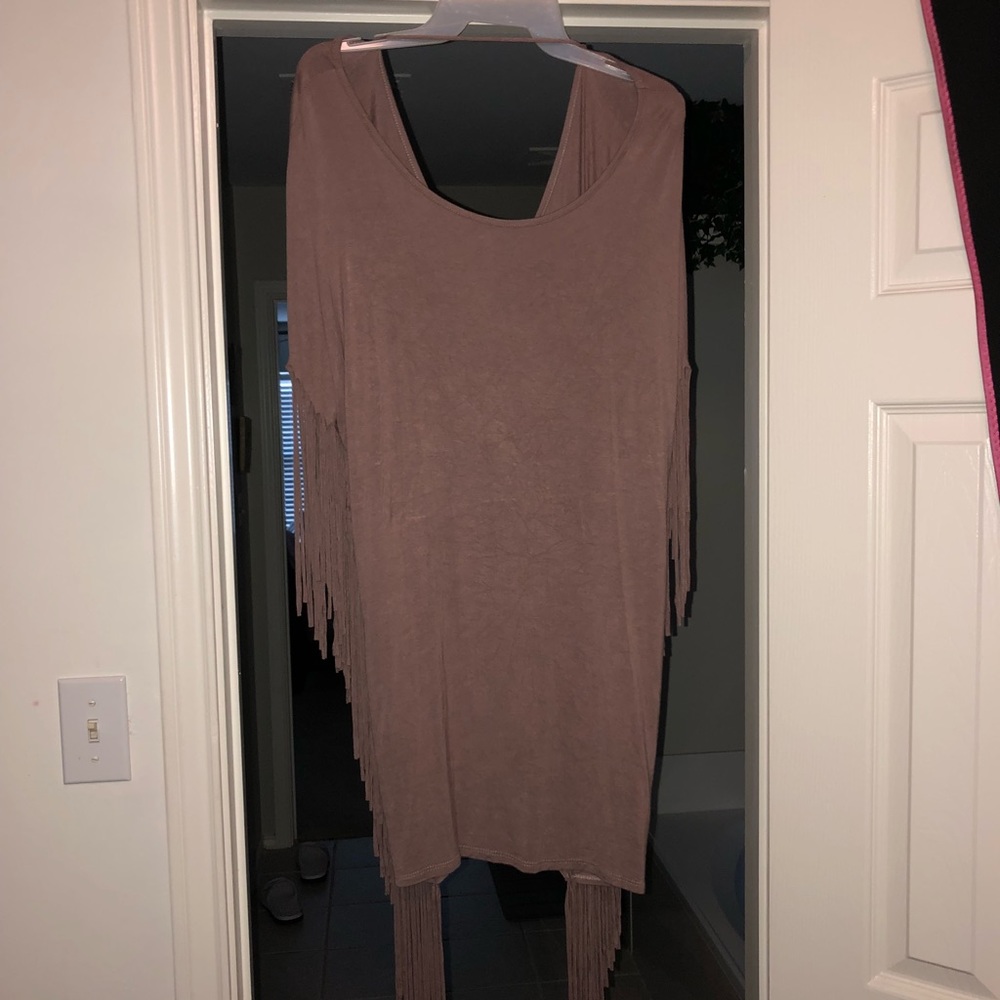 Like new! Worn once! Fringe dress or shirt!